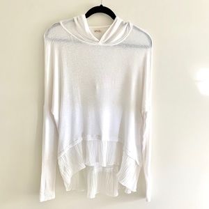 Hollister ruffle long sleeve sweater